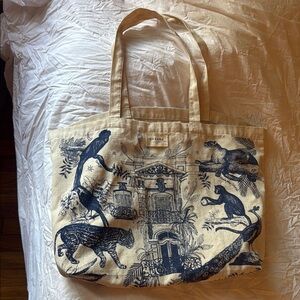 Sezane Canvas Tote Bag